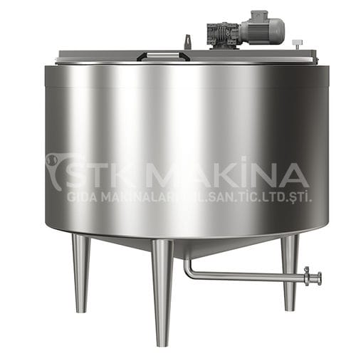 Serbatoio per processo di pastorizzazione - STK Makina - per crema