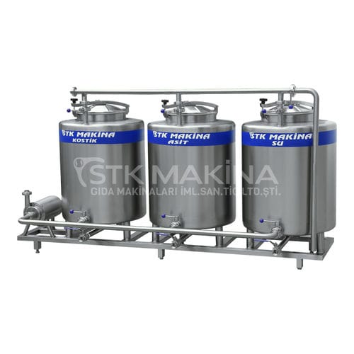 Serbatoio di stoccaggio - STK Makina - di pulizia / di pulizia / per acidi e basi