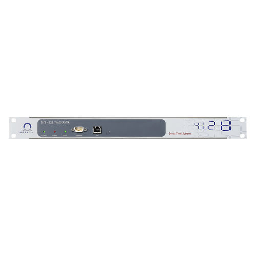 Server Network Time Protocol NTP - DTS 4128 - MOBATIME Swiss Time Systems - GPS / 24 VDC / per rack