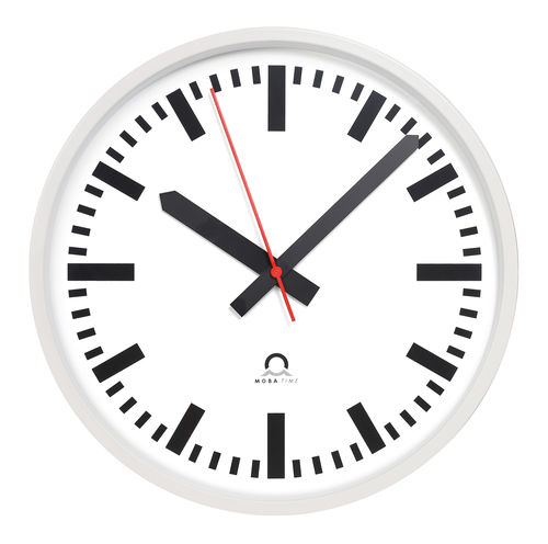 Orologio per esterni - FLEX - MOBATIME Swiss Time Systems - sincronizzato / a doppia faccia / analogico