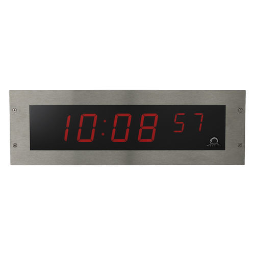 Orologio sincronizzato - ECO-SLH-DC series - MOBATIME Swiss Time Systems - GPS / radio DCF77 / da parete