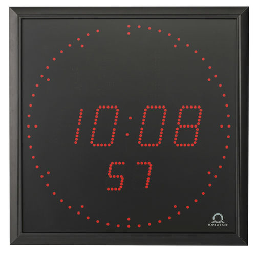 Orologio sincronizzato - DA series - MOBATIME Swiss Time Systems - GPS / radio DCF77 / a doppia faccia