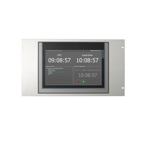 Pannello di controllo dell’ora di bordo - STC - MOBATIME Swiss Time Systems - con touch screen