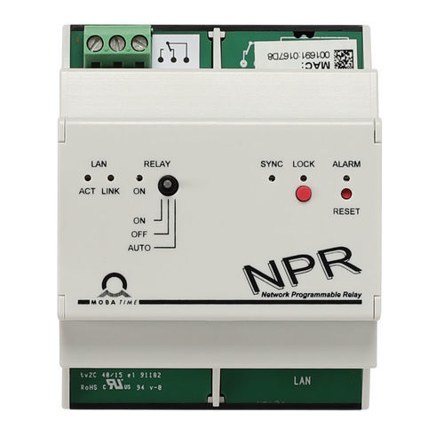 Relè programmabile su rete - NPR - MOBATIME Swiss Time Systems - NTP