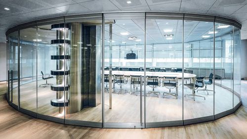 Divisorio da ufficio - Gilgen Door Systems AG - scorrevole / elastico