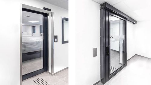 Porta scorrevole - SL-GUARD FB4 / RC3 - Gilgen Door Systems AG - vetrata / per interno / di sicurezza