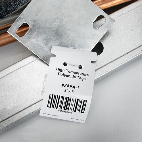 Etichetta di identificazione - ZAFA-1 - GA International - IndustriTAG - impermeabile / a trasferimento termico / codice a barre