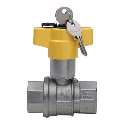 Valvola a sfera - 9646 series - Rubinetterie Bresciane - manuale / per gas / femmina-femmina