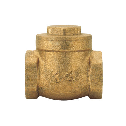 Valvola di ritegno a battente - 100400 series - Rubinetterie Bresciane - per acqua / femmina-femmina / in ottone