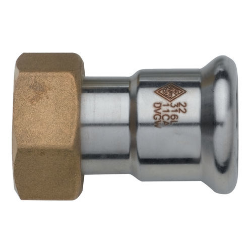 Raccordo idraulico - 525000 series - Rubinetterie Bresciane - per aria compressa / per gas / push-in