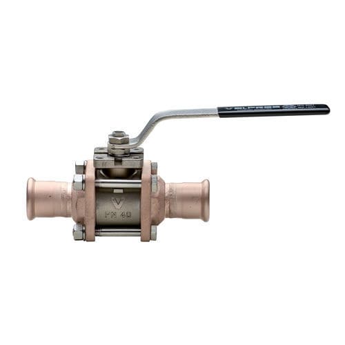 Valvola a sfera - 5N9000 series - Rubinetterie Bresciane - a leva / 3 pezzi / per applicazioni marine