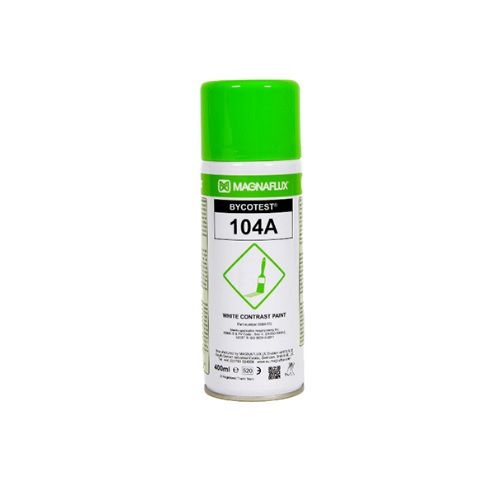 Vernice ad asciugatura rapida - 104A - Magnaflux - di contrasto / in aerosol / per ispezione di particelle magnetiche