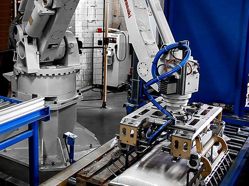 Pallettizzatore robotizzato - TES STM GROUP - per sacchi / per movimentazione / automatico