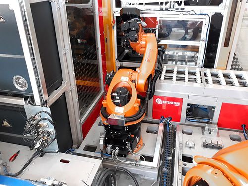 Pallettizzatore robotizzato - TES STM GROUP - automatico / compatto