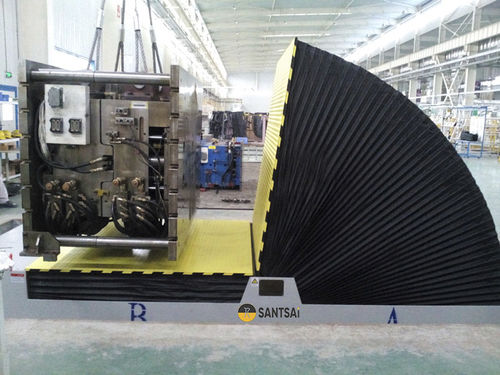 Rivoltatrice ribaltatrice di posizionamento - PMF 20 - SANTSAI MACHINERY - di carica / per stampi / idraulica