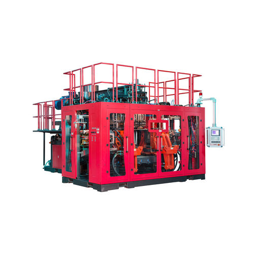 Macchina di soffiaggio di estrusione - F - SANTSAI MACHINERY - per termoplastici / per bottiglie / con testa di accumulo