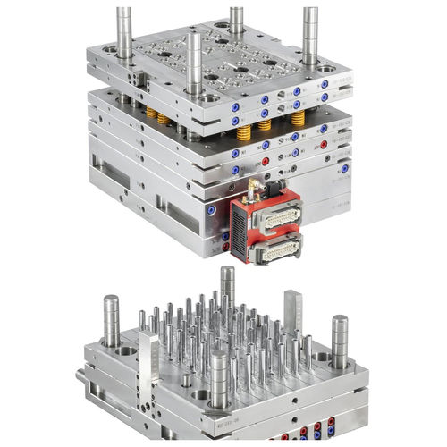 Stampo per iniezione plastica multi cavità - SANTSAI MACHINERY - a canali caldi / per pezzi tecnici / per piccole serie