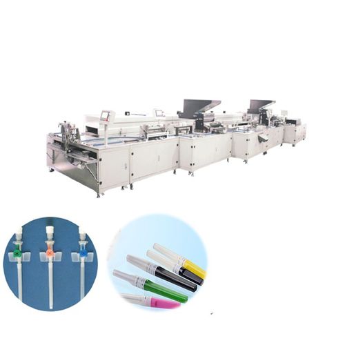 Linea di produzione per ago per prelievo di sangue - BCN - SANTSAI MACHINERY - automatizzata / incollaggio / per il settore medico