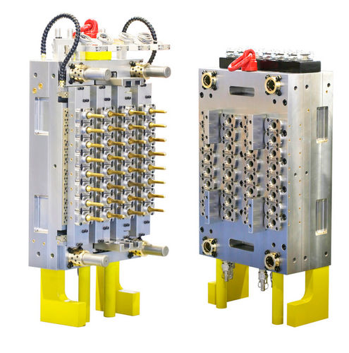 Stampo per iniezione plastica multi cavità - SANTSAI MACHINERY - a canali caldi / di preforme / per bottiglie PET