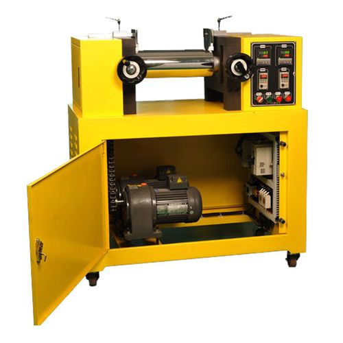 Vibro-frantumatore per gomma - simptek limited - a due cilindri