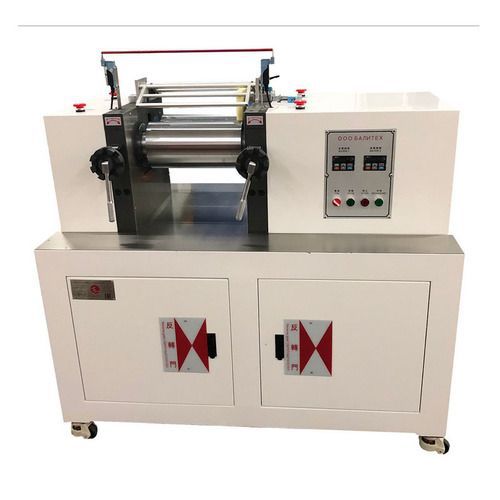 Vibro-frantumatore per gomma - simptek limited - a due cilindri