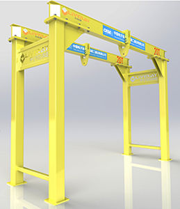 Gru a cavalletto di saldatura - Shenzhen Liwumei Industrial Equipment Co.,Ltd. - in acciaio