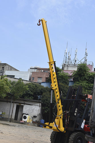 Gru a bandiera per carrello elevatore - Shenzhen Liwumei Industrial Equipment Co.,Ltd. - telescopica / di sollevamento / manuale