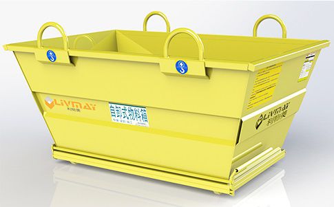 Benna auto-basculante in acciaio - LC-W048 - Shenzhen Liwumei Industrial Equipment Co.,Ltd. - con ruote / elevabile