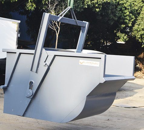 Benna auto-basculante in acciaio - Shenzhen Liwumei Industrial Equipment Co.,Ltd. - elevabile