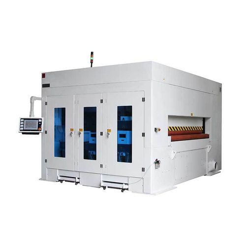Sbavatrice a nastro - SG1030-3TB+B - HANGZHOU XIANGSHENG ABRASIVE MACHINE MANUFACTURING CO.,LTD - a rulli con spazzole / banda abrasiva / a martelli