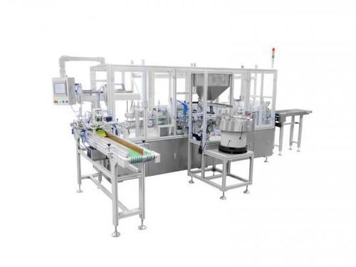 Sigillatrice lineare - GF-1700XB - Guangzhou Biaoji Packaging Equipment Co., Ltd. - interamente automatica / per inserto di lavorazione / per sacchetti con beccuccio