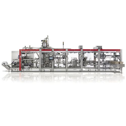 Termoformatrice riempitrice sigillatrice in PS - P300 - Benhill GmbH - per imballaggio di prodotti alimentari / per imballaggio di prodotti caseari / per produzione di bicchieri