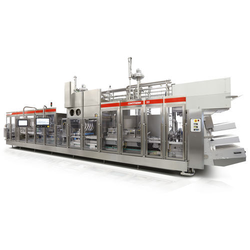 Riempitrice-opercolatrice servocomandato - CONTITHERM - Benhill GmbH - per bicchieri / per liquidi / per latticini