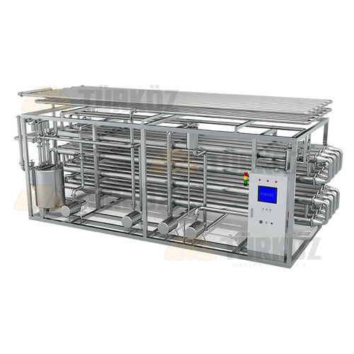 Scambiatore di calore per processo di pastorizzazione - Turkoz Makina Sanayi ve tic. a.s. - tubolare / liquido/liquido / per l'industria agroalimentare