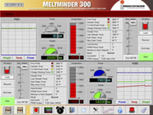 Software di gestione - Meltminder® 300 - Inductotherm - di controllo