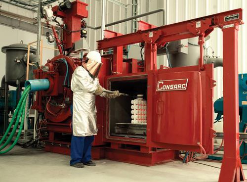 Forno a storta girevole - VPIC - CONSARC - di fusione / ad induzione / sottovuoto