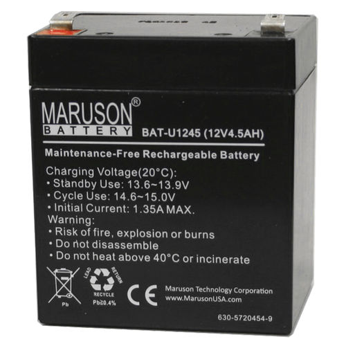Batteria VRLA - BAT-U12 series - Maruson Technology - 12 V / automatica
