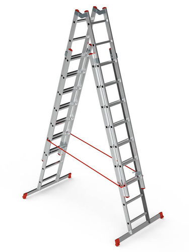 Scala da appoggio in alluminio - TYPE A - SARAYLI LTD. STI. - pieghevole / scorrevole / telescopica