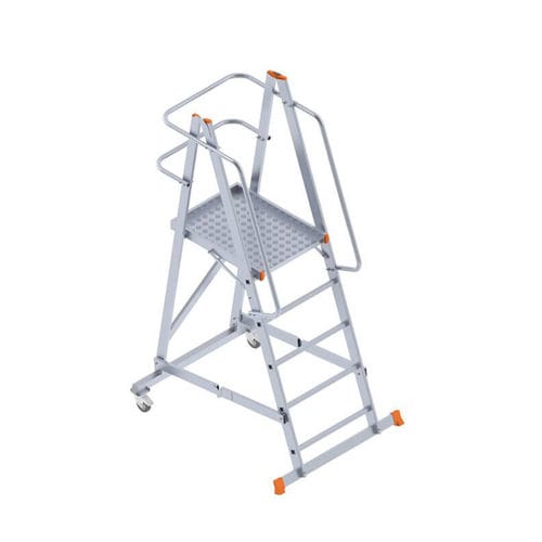 Scala da appoggio in alluminio - SARAYLI LTD. STI. - mobile / a piattaforma / scorrevole