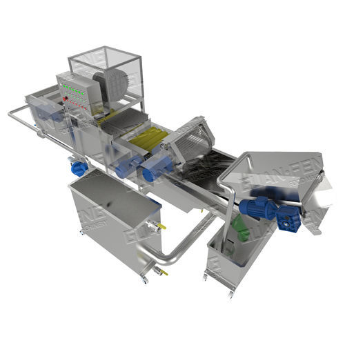 Lavatrice agroalimentare per verdura - GQX-M-53 - Zhejiang Guanfeng Food Machinery Co.,Ltd. - per frutta / a nastro / a spruzzo