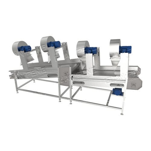 Asciugatrice soffiatrice - GFG-4-80 - Zhejiang Guanfeng Food Machinery Co.,Ltd. - centrifuga / su linea / per l'industria agroalimentare