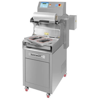 Termosigillatrice di vaschette lineare - TB Series - Zermat - manuale / sottovuoto / compatta