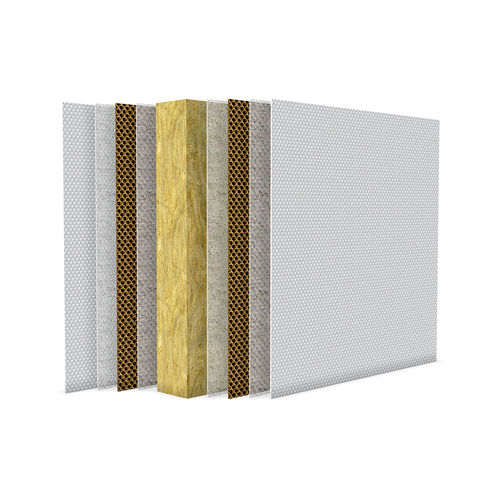 Pannello sandwich resistente al fuoco - SeaPan WP 25/15 - CBG Composites GmbH - anima in basalto e ceramica / rivestimento in vetro / per parete