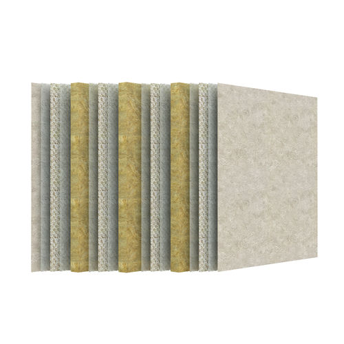 Pannello sandwich anima in basalto e ceramica - FirePan 40/90 - CBG Composites GmbH - rivestimento in vetro / antimuffa / antivibrazioni