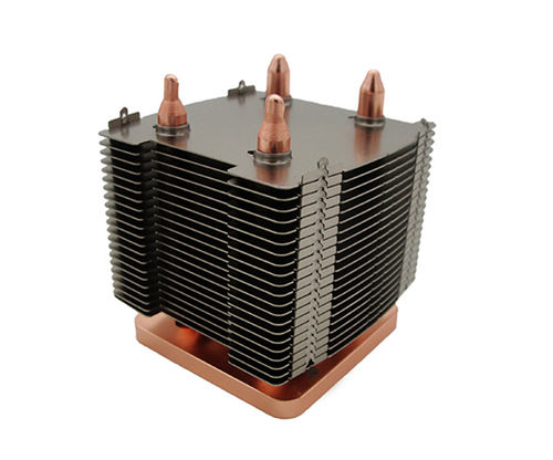 Dissipatore in alluminio - A1498 - Awind heat sink - di potenza / con tubo di calore