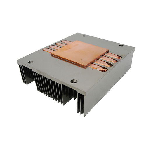 Dissipatore in alluminio - A1557 - Awind heat sink - in rame / con tubo di calore