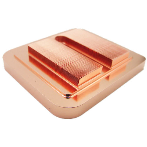 Dissipatore in rame - A1753 - Awind heat sink - a alette sottili