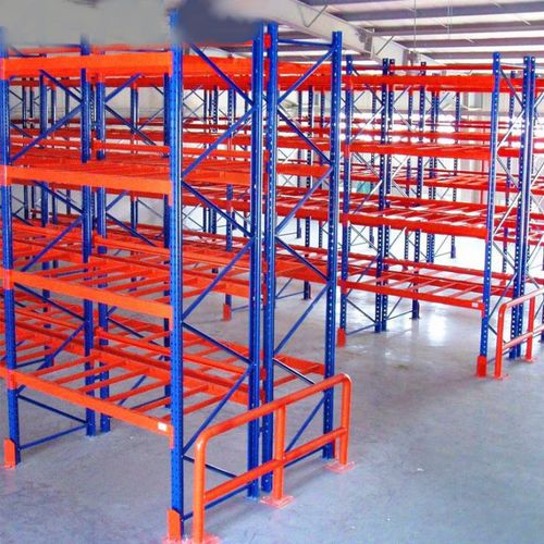 Scaffalatura per magazzino di stoccaggio - Nanjing A-Plus Metal Products Co.,Ltd - per movimentazione / profondità doppia / in acciaio