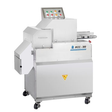 Affettatrice per carne - IKCC - 300 - IRE-KOREA - per prodotti surgelati / automatica / da terra