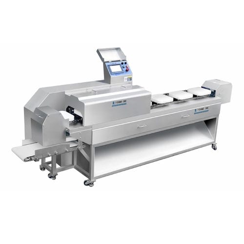 Affettatrice per carne - T CUBE - 300 - IRE-KOREA - per prodotti surgelati / automatica / da terra